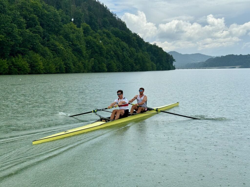 Immediate Competition Preparation of the German National Rowing Team in Völkermarkt, Austria